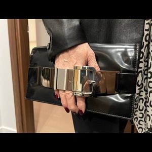 Viktor & Rolf Black Leather Clutch